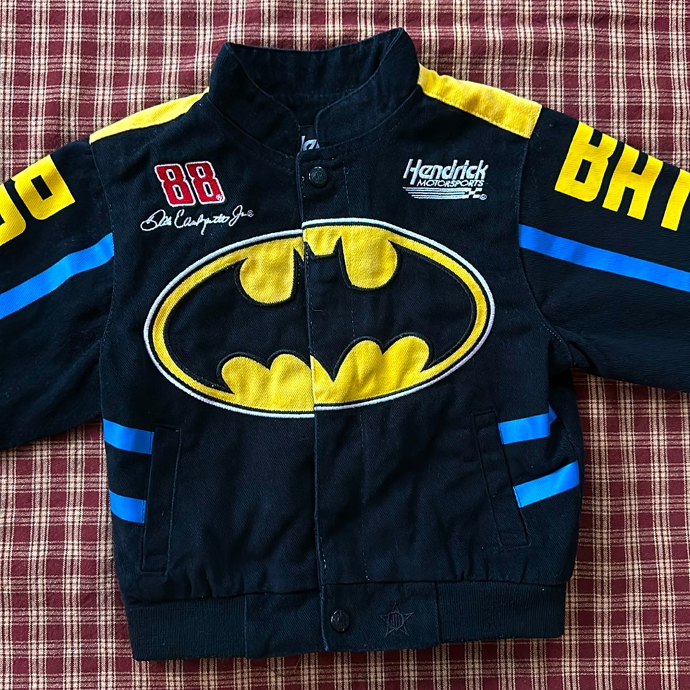 Hendrix Motorsport Dale Earnhardt Jr NASCAR 88 Batman Caped Crusader Jacket